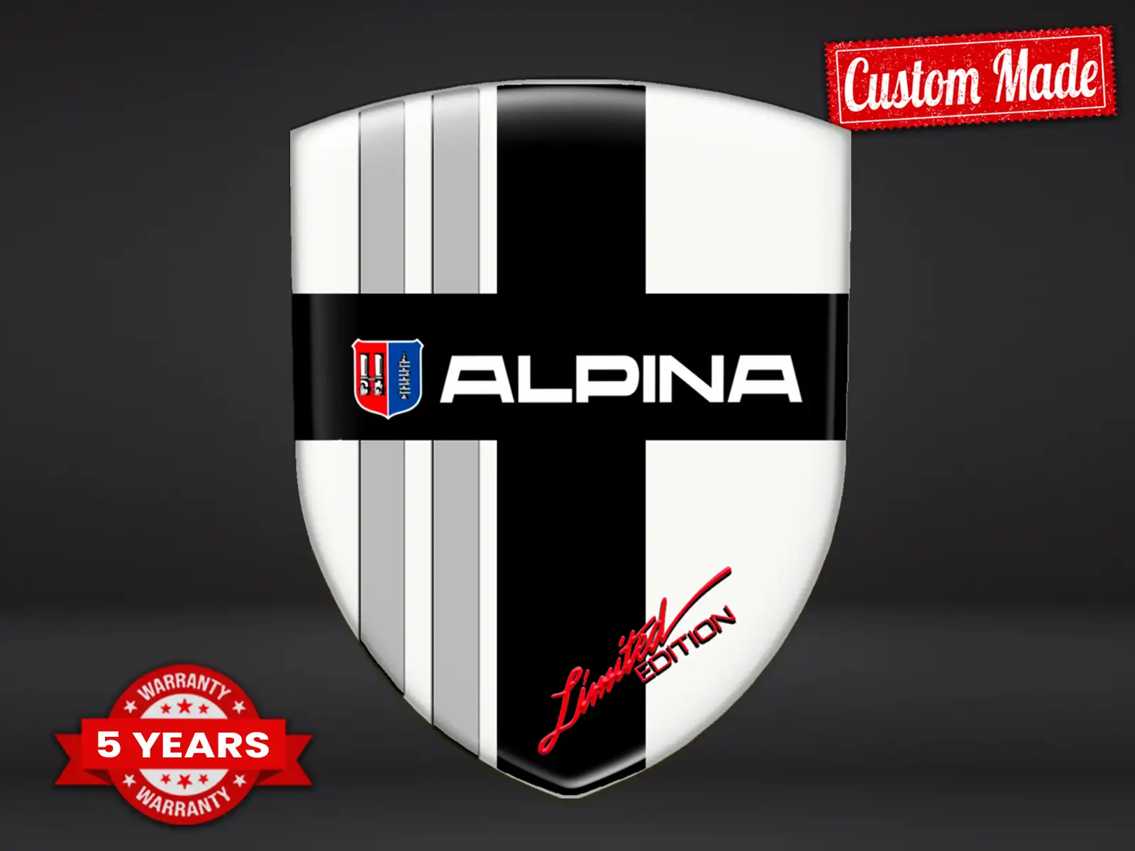Alpina Stoßstangenaufkleber Maßgefertigt Luxus Edition